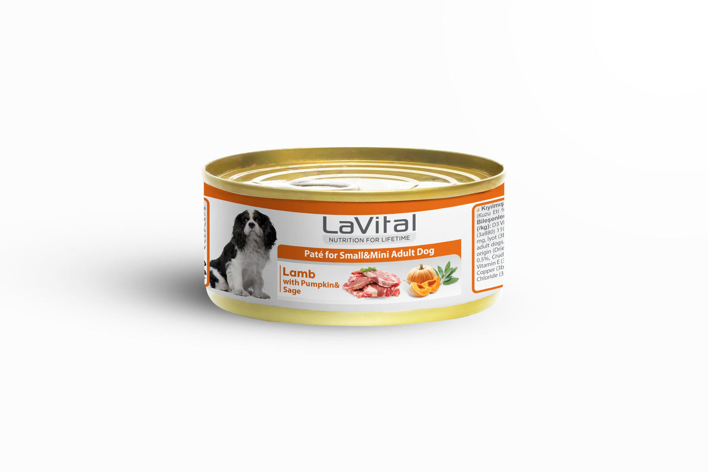LaVital Lamb, Pumpkin & Sage Mini Breed Adult Dog Wet Food 85GR
