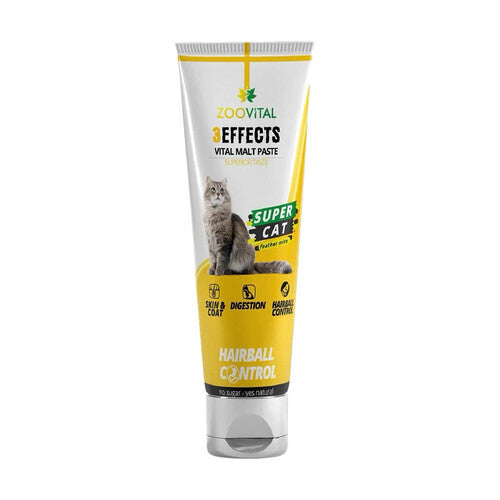 zoovital-paste for cats hairball control 100gm 3effects
